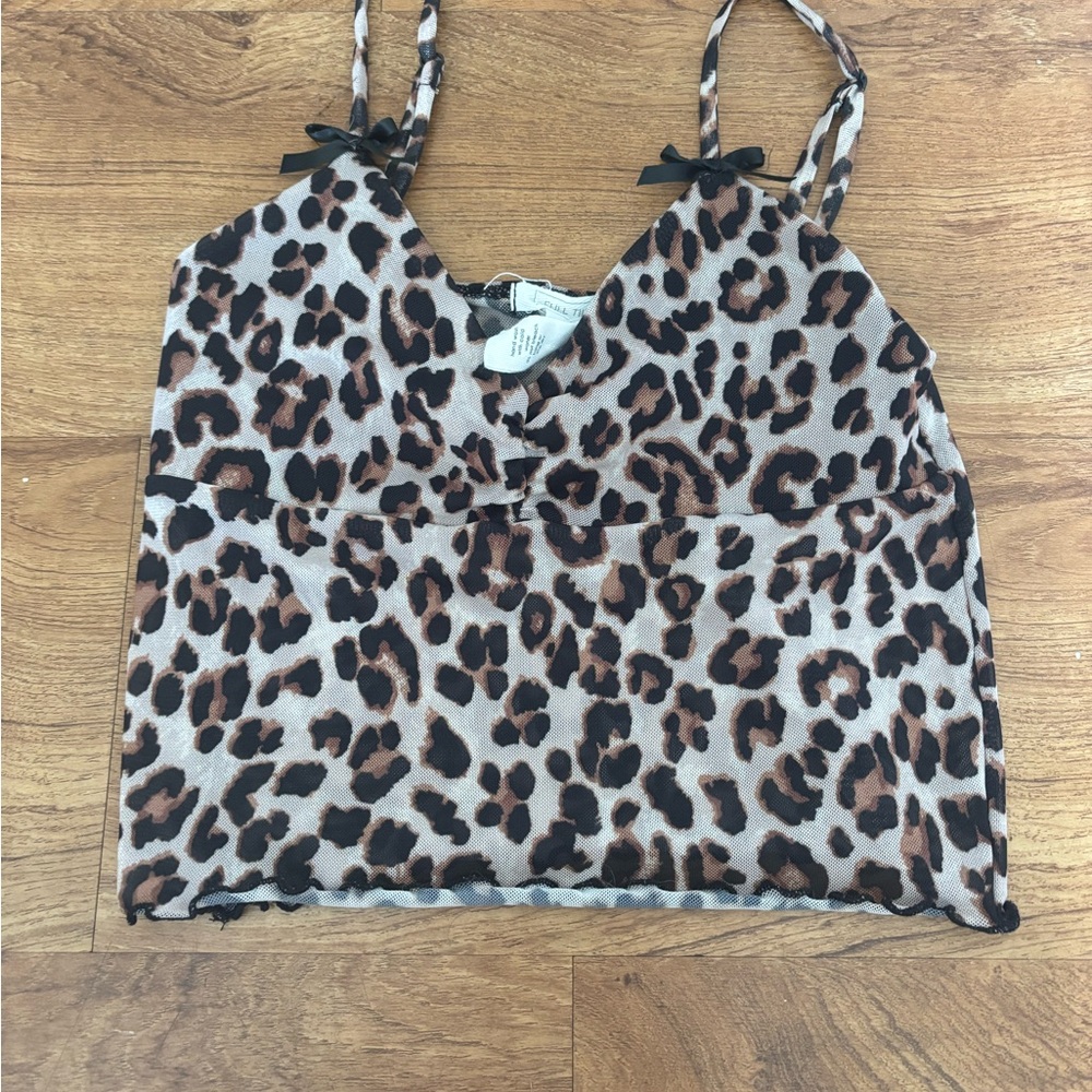 Leopard Print Cami Top